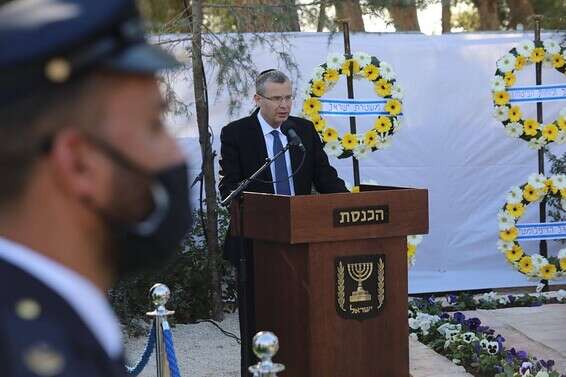 "הקדיש את חייו להגשמת החזון הציוני של תקומת העם היהודי בארצו". ח"כ לוין // צילום: יוסי זמיר, דוברות הכנסת